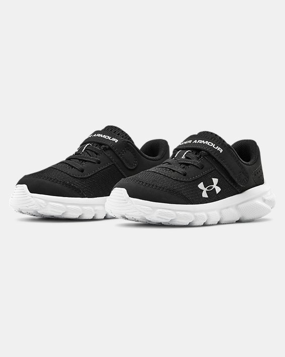 Boys' Infant UA Assert 8 Running Shoes, Black, pdpMainDesktop image number 3